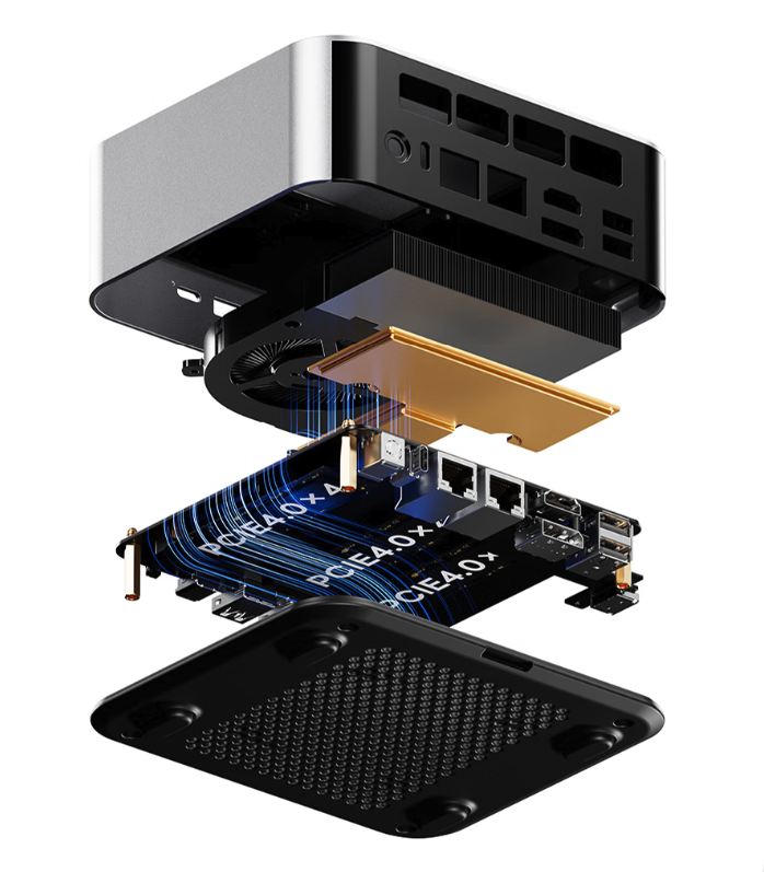 天钡推出锐龙7 PRO 6850U/H版MACO迷你主机 板载24GB内存主打强扩展性